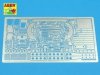 Aber 35A090 Additional set with parts for engine and suspension to german Steyr Type 1500 A/01 (1:35)